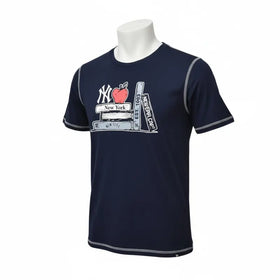 Playera New York MLB Color Azul con Diseño Único Talla L Para Hombres New Era