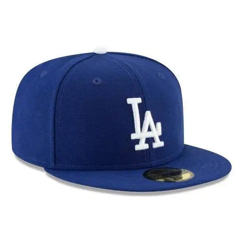 New Era Gorra Los Angeles Dodgers MLB 59fifty 6 3/4 Azul Oscuro Talla G Bordado Diseño de Alta Calidad y Comodidad