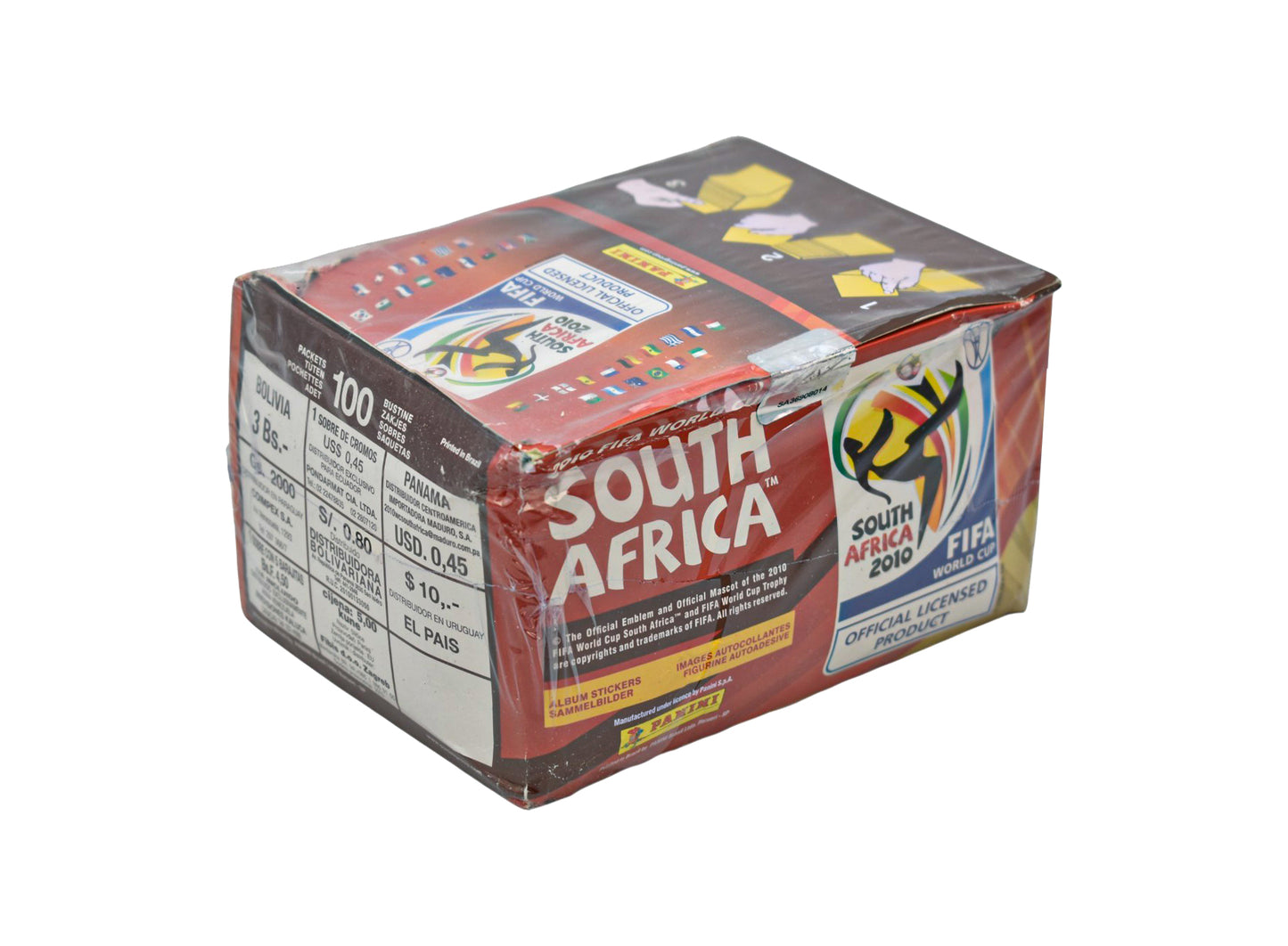 Caja 100 Sobres Album Fifa Mundial Sudáfrica 2010 Panini Cf