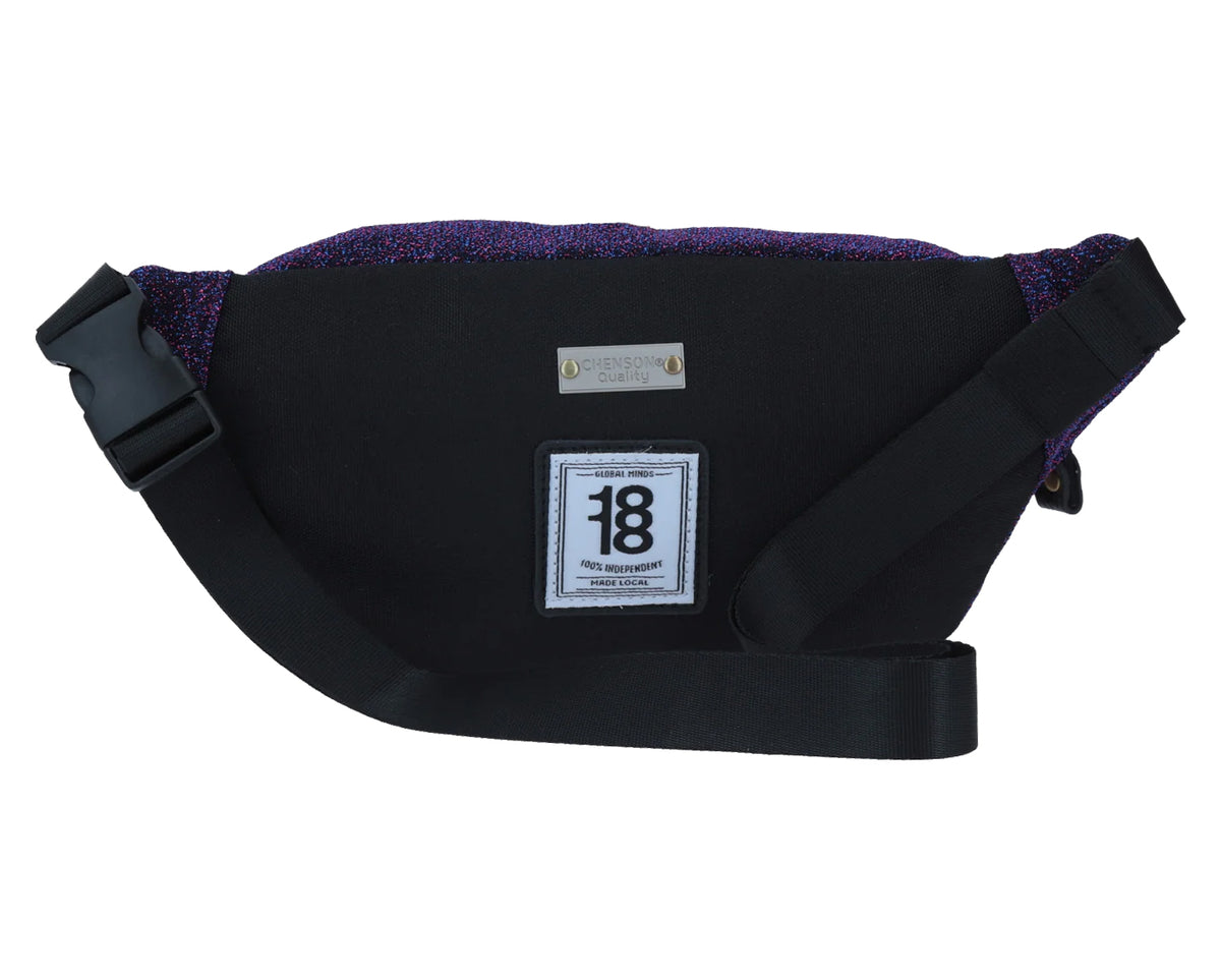 Cangurera Luri Pines Metalicos 1818 Morado 1864543 Chenson