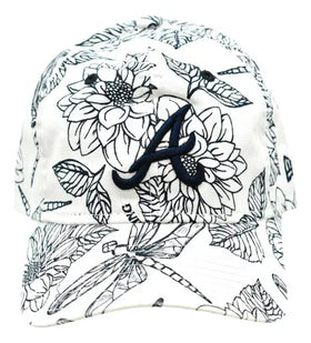 Gorra Atlanta Braves Mlb 9twenty Women Ajustable Blanco Talla Unica Bordado New Era