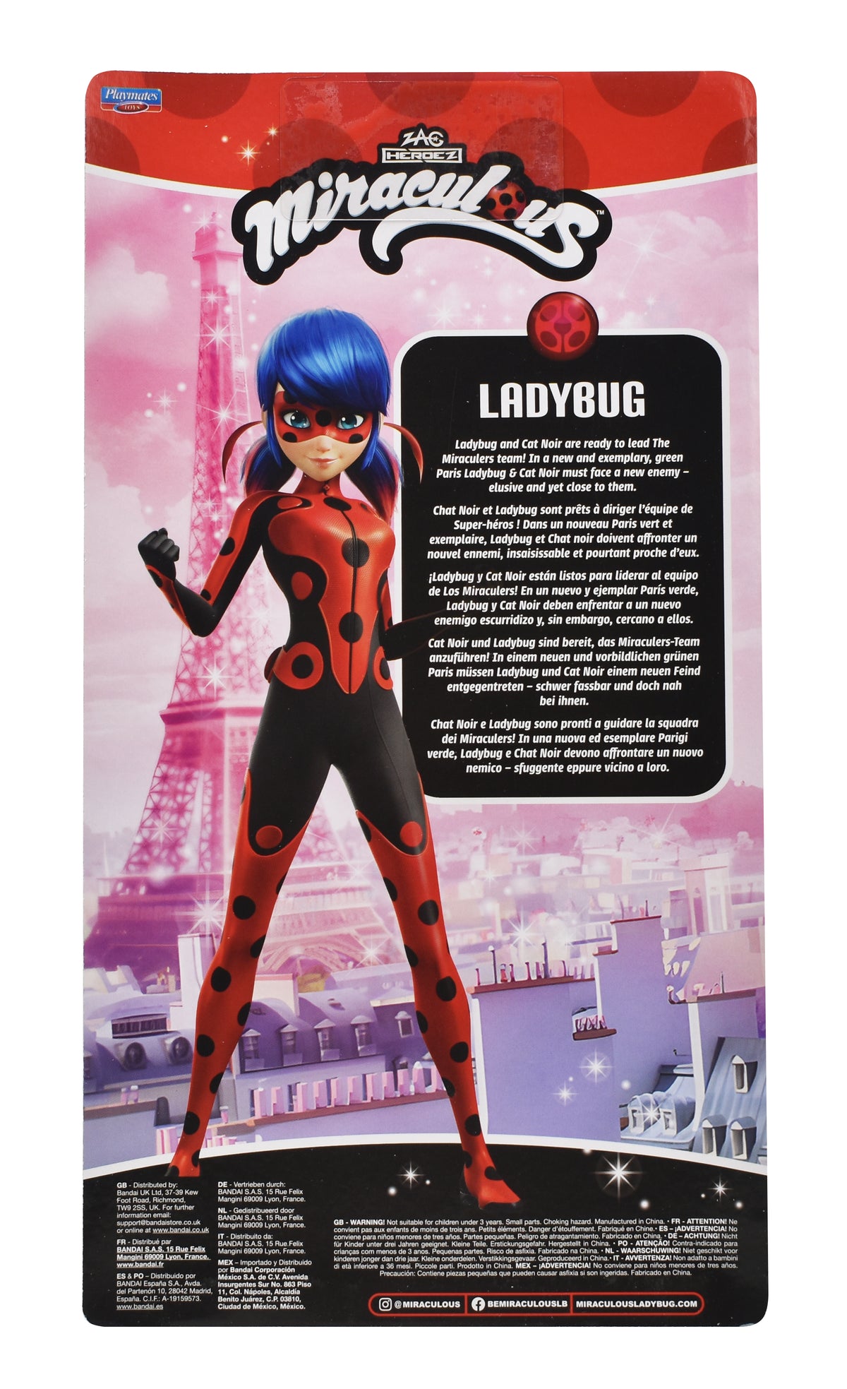 Miraculous Ladybug Nueva Moda Muñeca 26cm Playmates Toys
