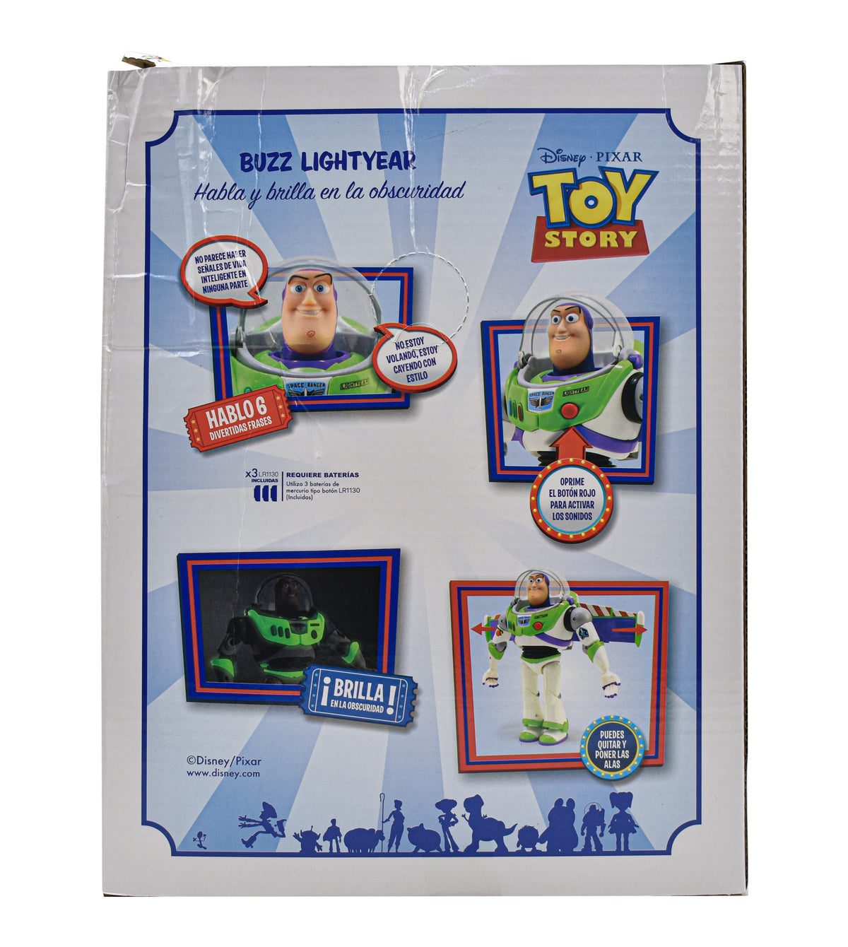 Disney Toy Story Buzz Lightyear Sonidos Brilla Toymark Cf