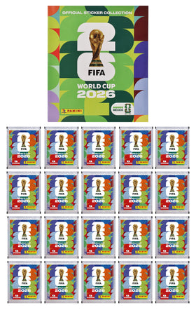 Copa Mundial Fifa 2026 Pack 20 Sobres Y Album Suave Panini