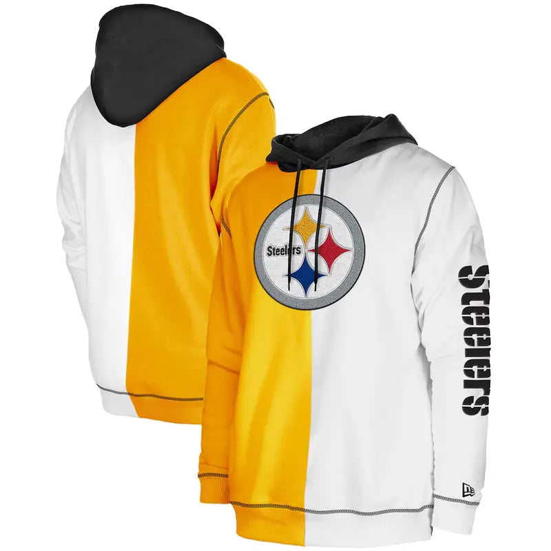 Sudadera Pittsburgh Steelers Con Capucha Dorado/Blanco Talla XL New Era