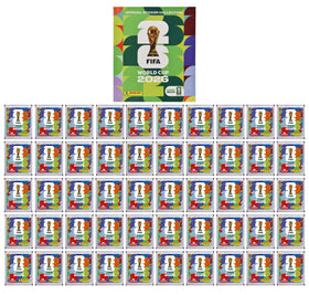 Copa Mundial Fifa 2026 Pack 50 Sobres Y Album Suave Panini