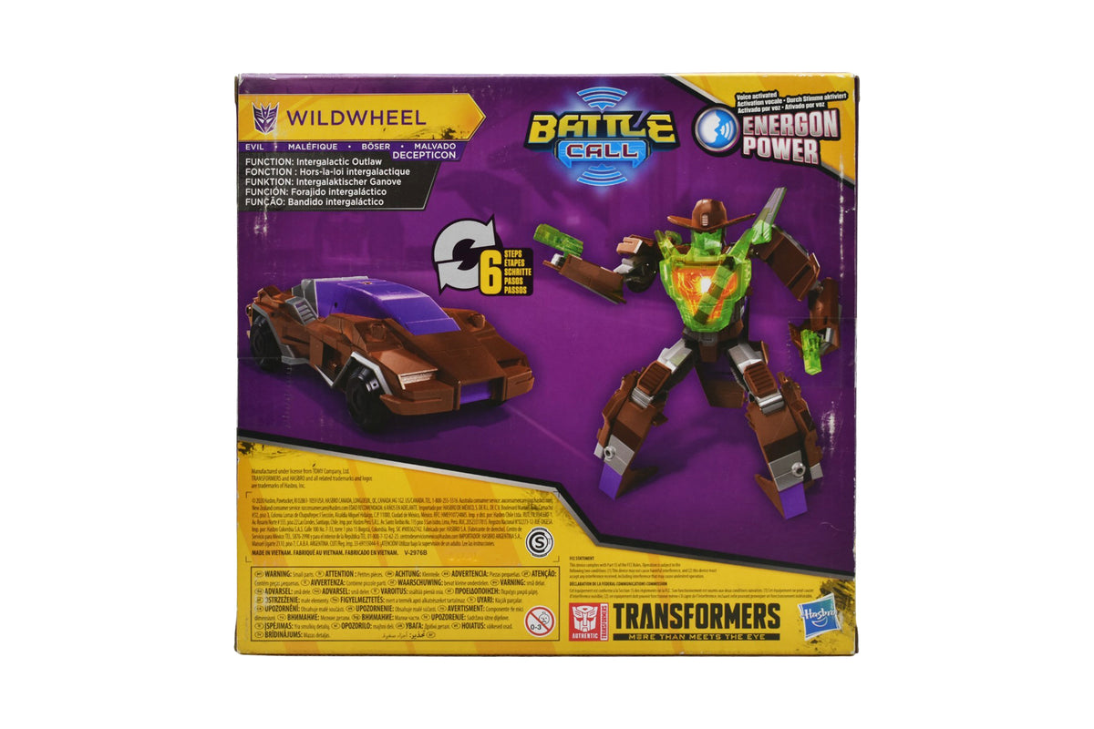Transformers Bumblebee Wildwheel Battle Call 13cm Hasbro Cf