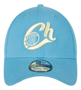 New Era Gorra Charros De Jalisco Alternativa Lmb 39thirty Talla M Azul Claro Bordado New Era Material Duradero y Estilo Distintivo
