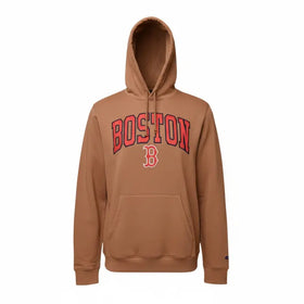 Sudadera Boston con Capucha de Color Marrón Talla L Para Hombre New Era