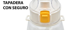 Botella De Tritan Con Asa Y Atomizador Dodge 1.2l Sm22hat103