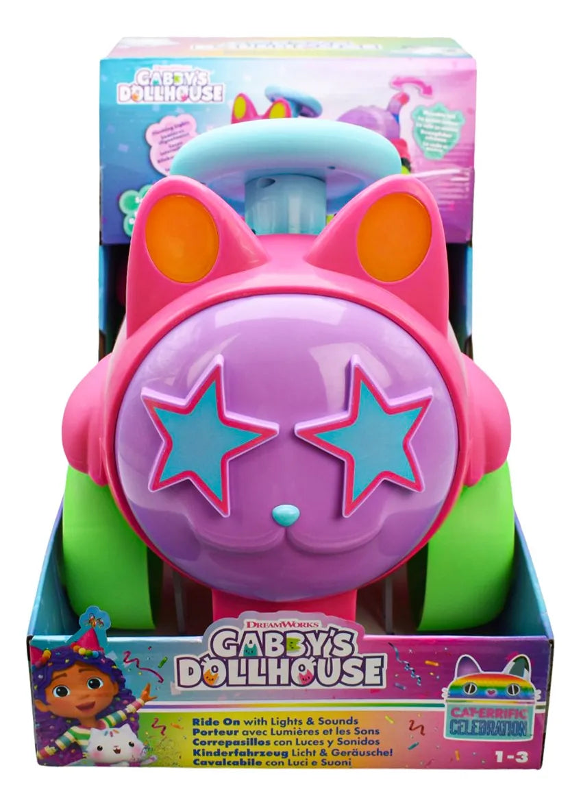 Gabbys Dollhouse Correpasillos Con Luces Y Sonidos Jakks Rosa
