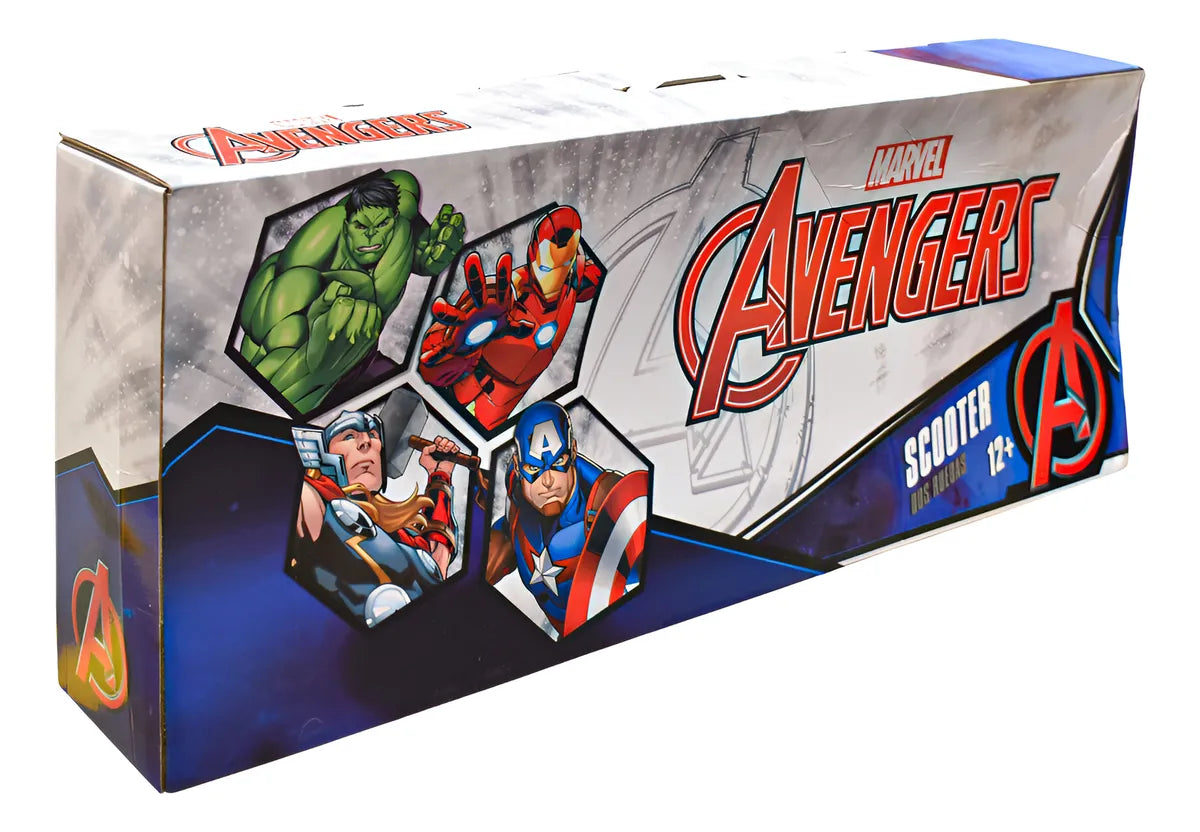 Marvel Avengers Scooter 2 Ruedas 12 Años Toymark Negro