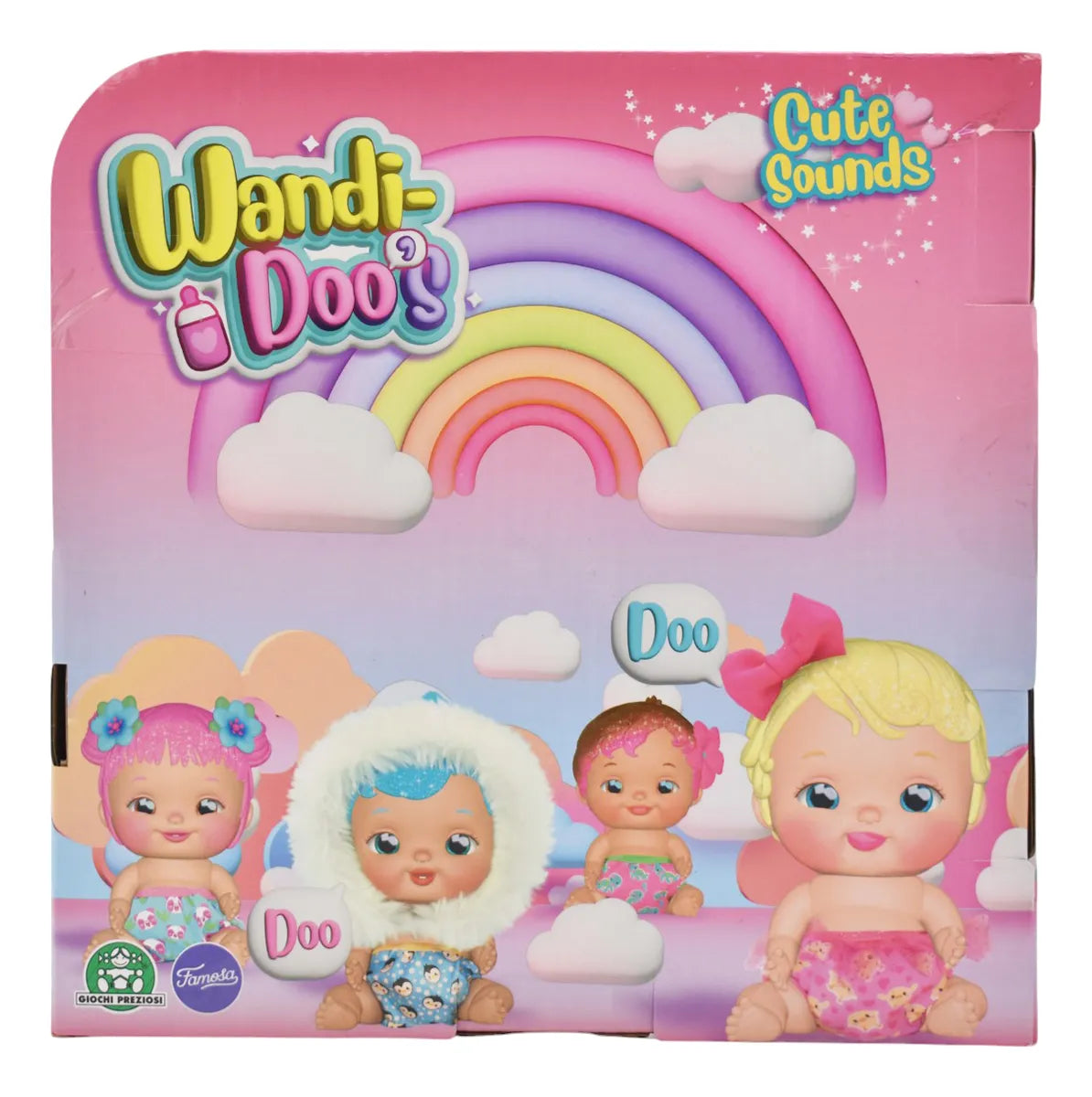 Wandi Doos Pack Muñecas Suecia Y China 14cm Sonidos Famosa