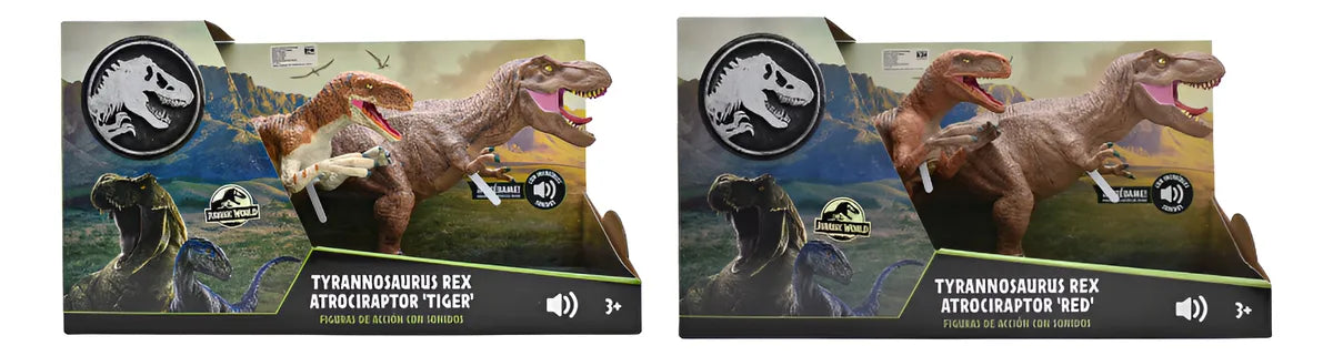 Jurassic World Pack 4 Dinosaurios Con Sonido Toymark