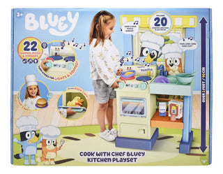 Bluey Cocina Con Bluey Juego De Cocina Luz Sonido Moose Da Azul