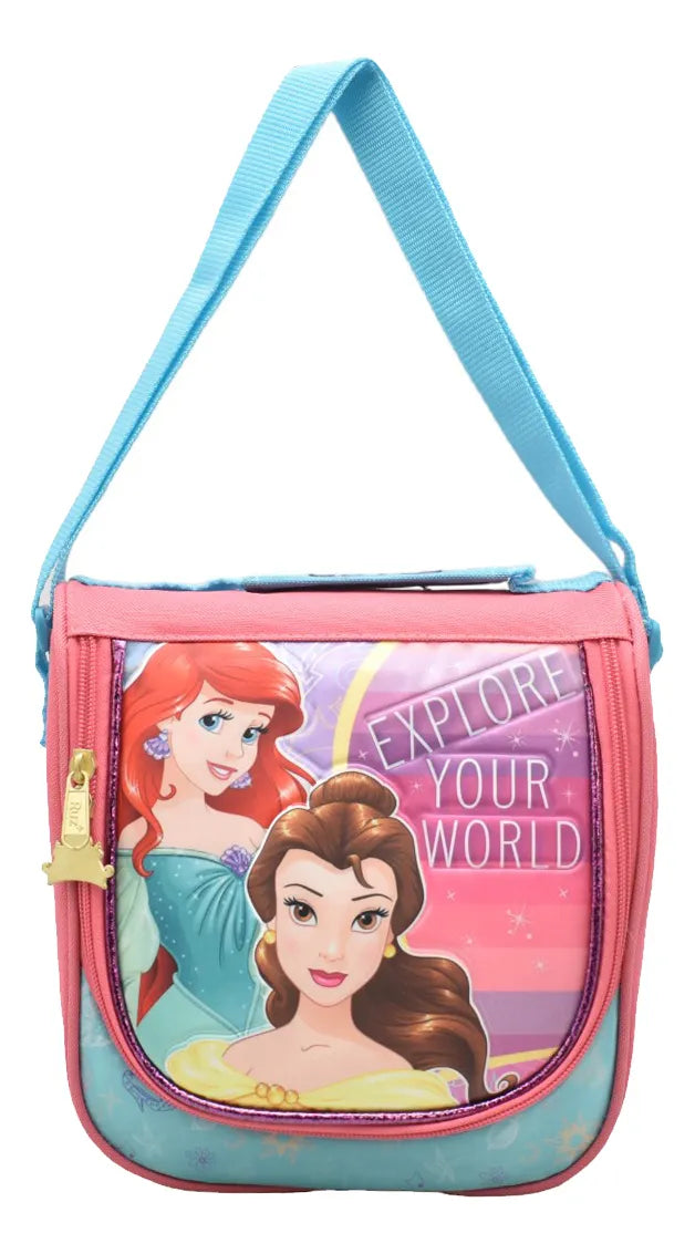 Mochila Disney Princesa Explore Kit 2pz Primaria 158744 Ruz Rosa Estampado, Relieve
