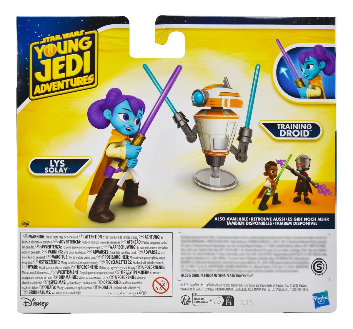 Star Wars Young Jedi Duelo Sables De Luz Lys Y Droid Hasbro