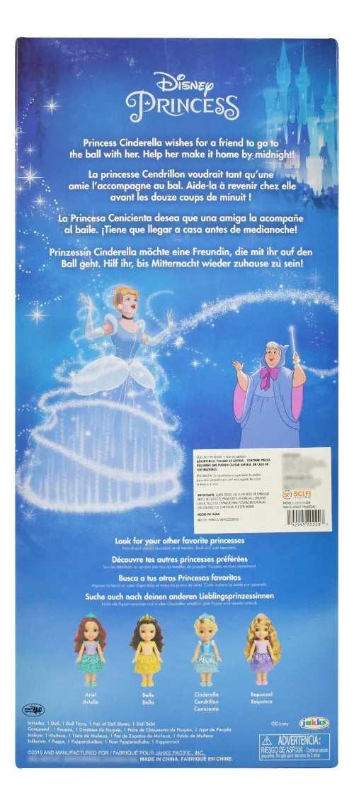 Disney Princesa My First Cenicienta Vestido Azul 35cm Jakks