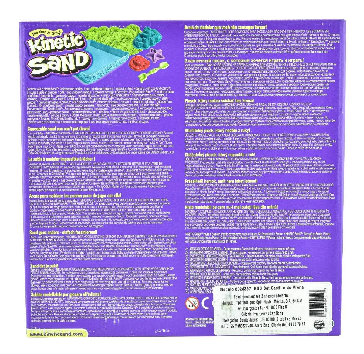 Kinetic Sand Castillo De Arena 454 Gr Verde Spin Master Verde