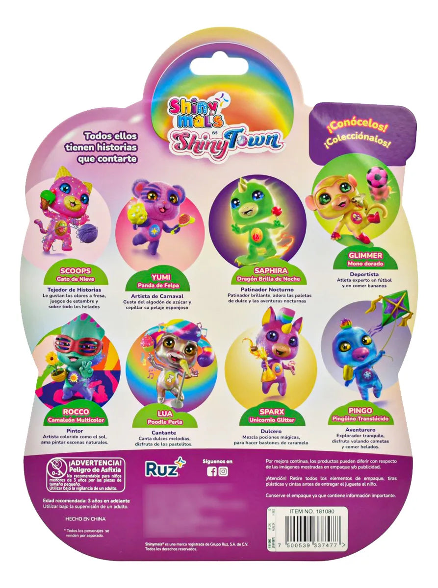 Shinymals En Shiny Town Pack 8 Figuras 10cm Ruz