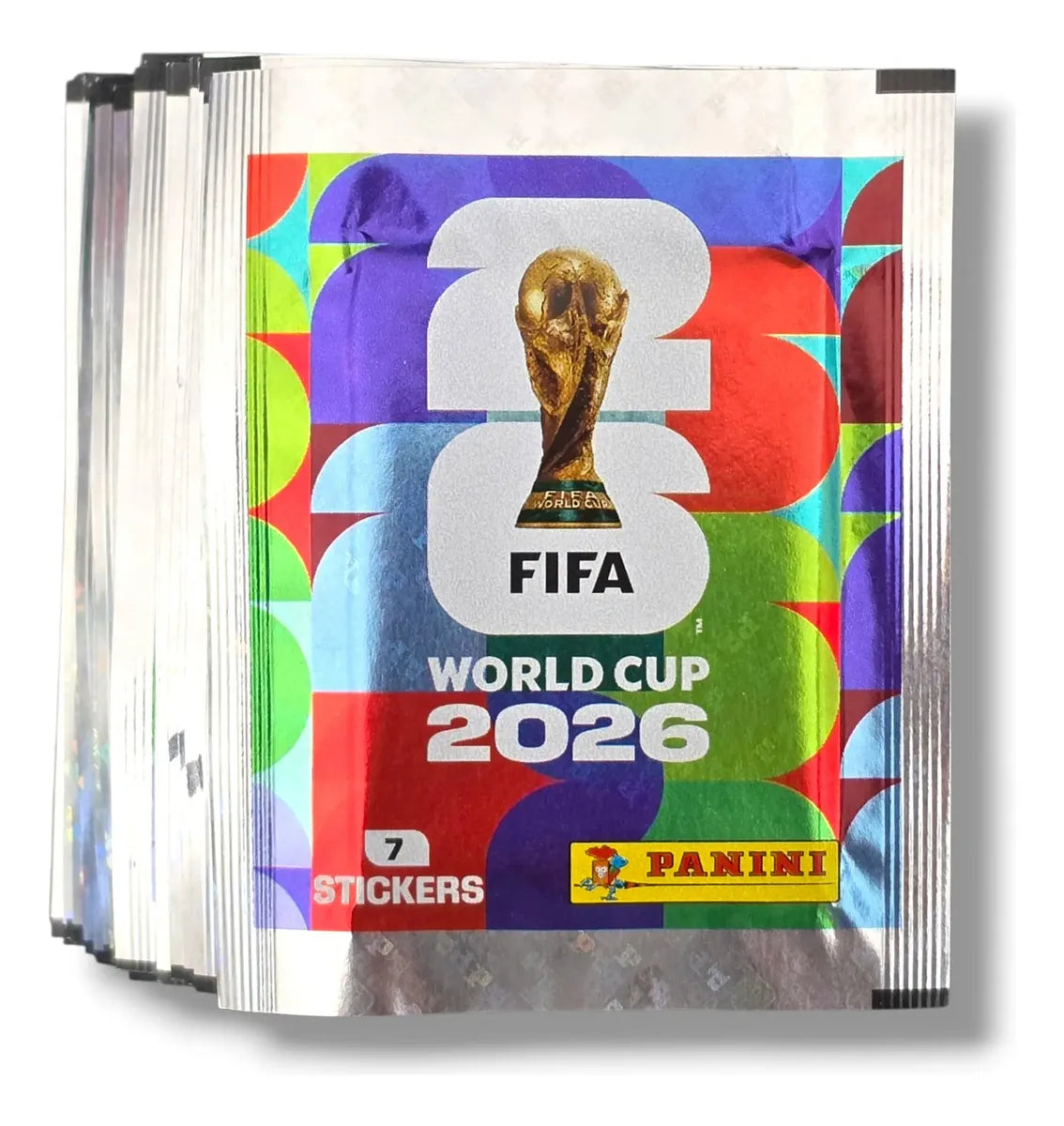 Pack X5 Sobres Figuritas Mundial 2026 Panini Mundial 2026