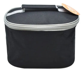 Lonchera De Poliéster Negra Lb15bc-18x Basic City Negro Liso