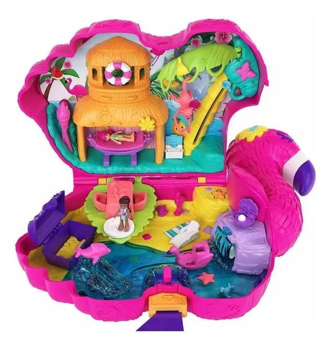 Polly Pocket Fiesta De Flamingos 26 Sorpresas Mattel