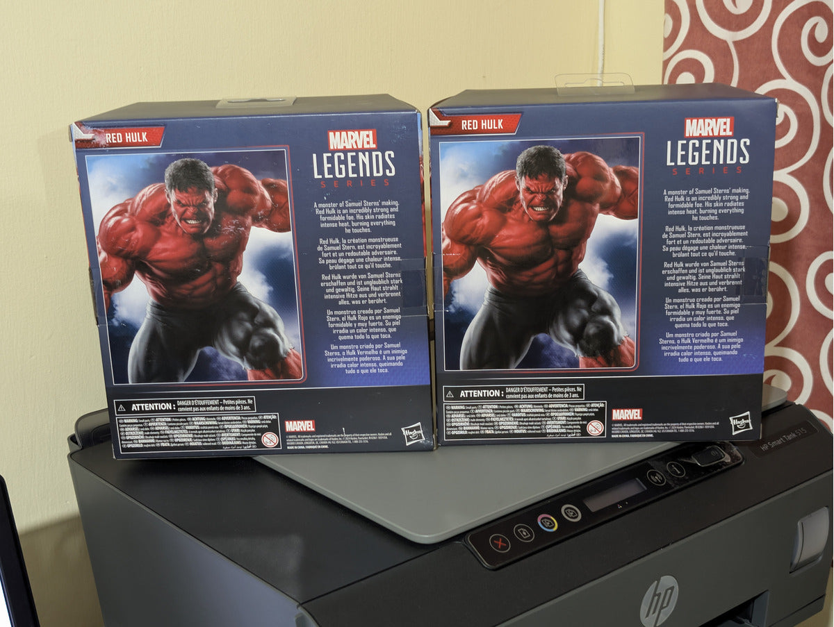 Marvel Legends Red Hulk Capitán América Figura 20 Cm Hasbro