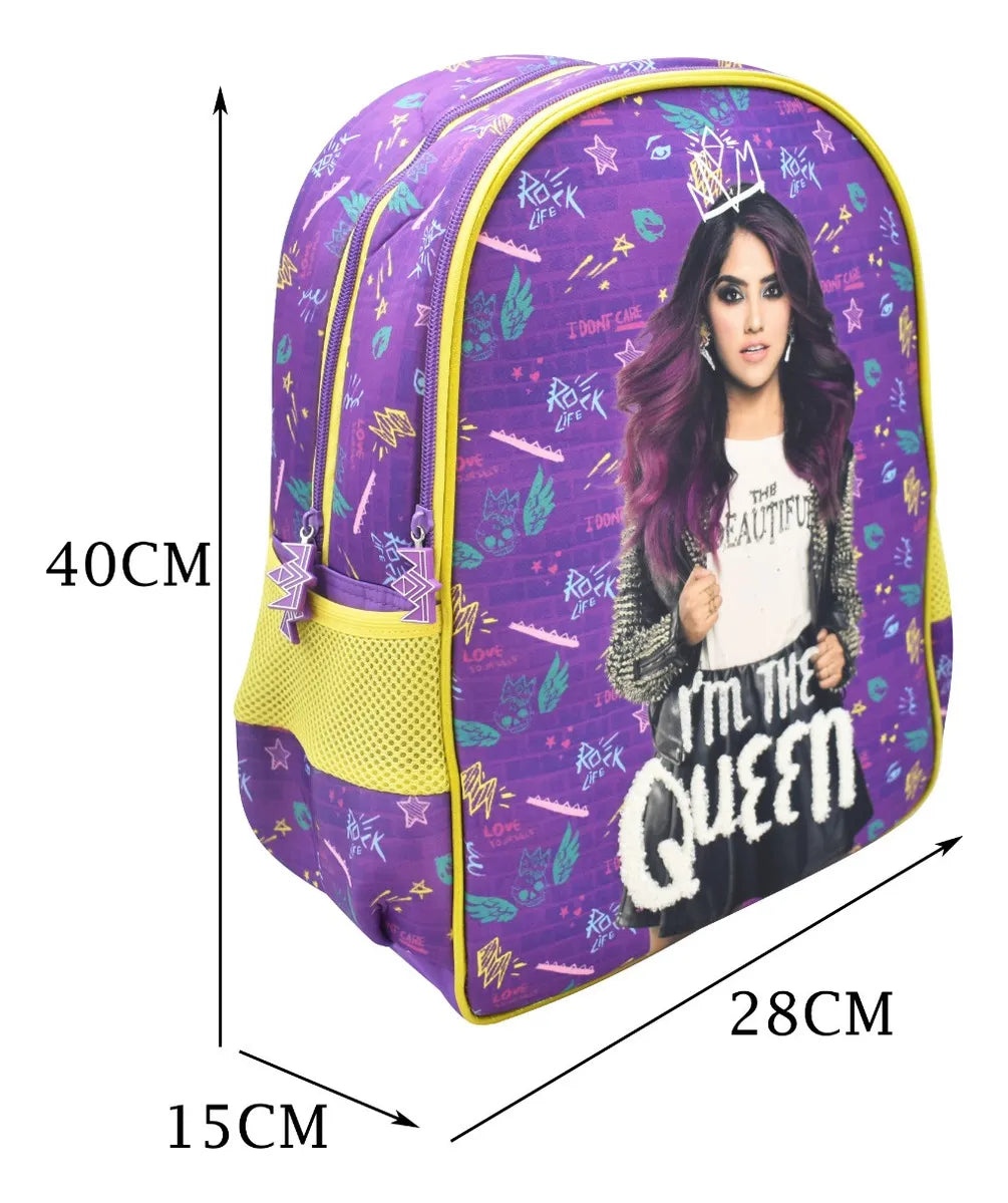 Mochila Platica Polinesia The Beautiful Im The Queen Violeta Primaria 0065 Atm