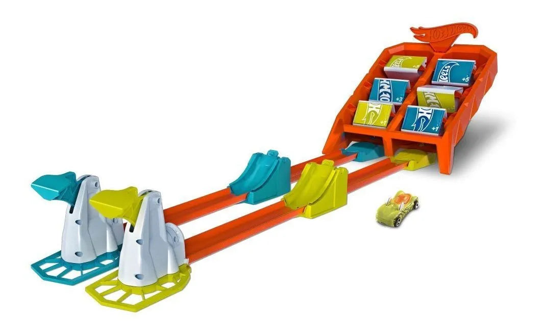 Pista De Juguete Hot Wheels Action Vueltas Y Choques