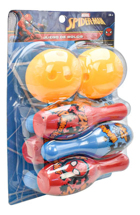 Marvel Spider Y Batman Juego De Bolos 8pz Toymark Spiderman Y Batman