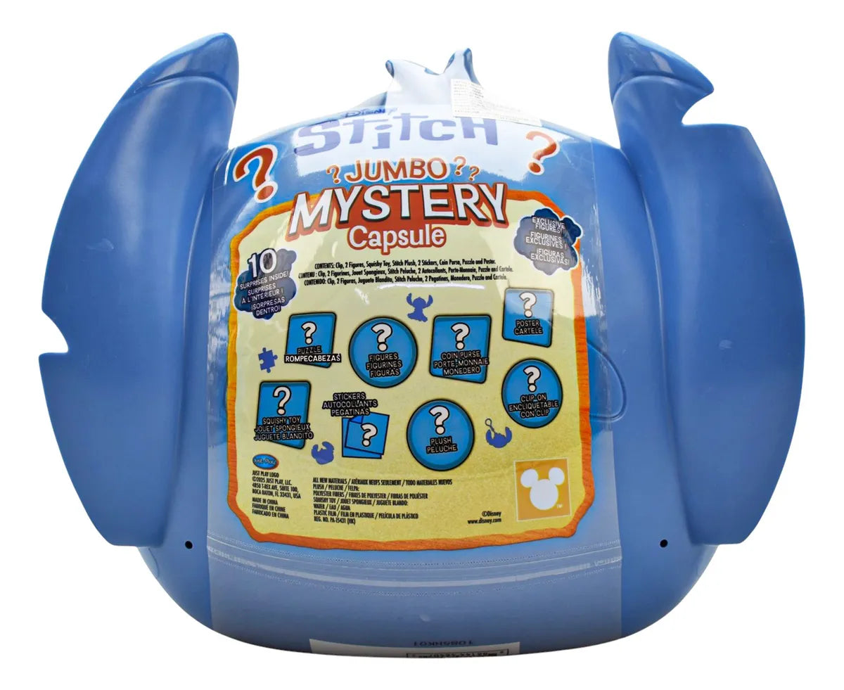 Disney Stitch Jumbo Mystery Capsule 10 Sorpresas Just Play