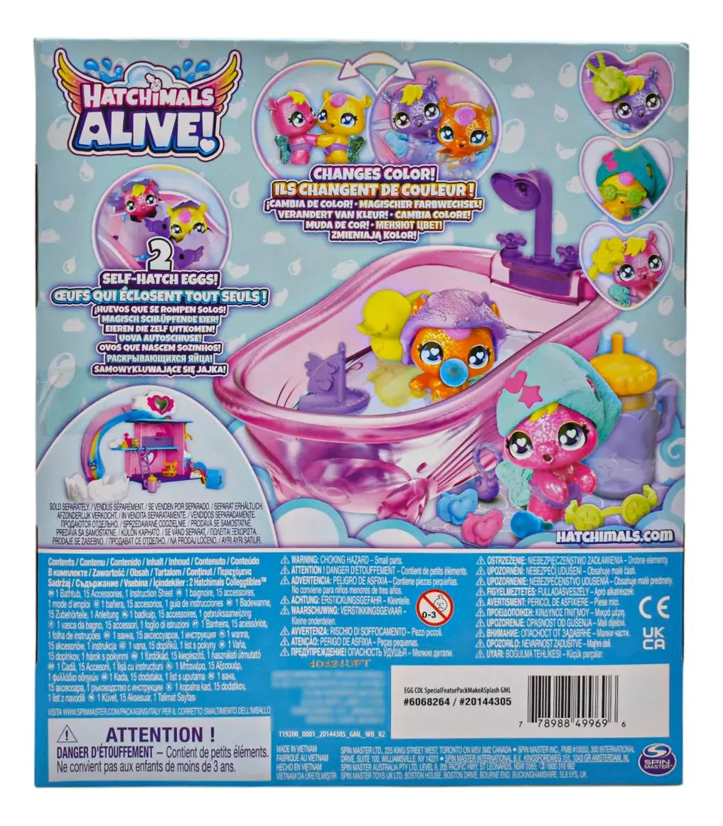 Hatchimals Alive Playset Make A Splash Spin Master Multicolor