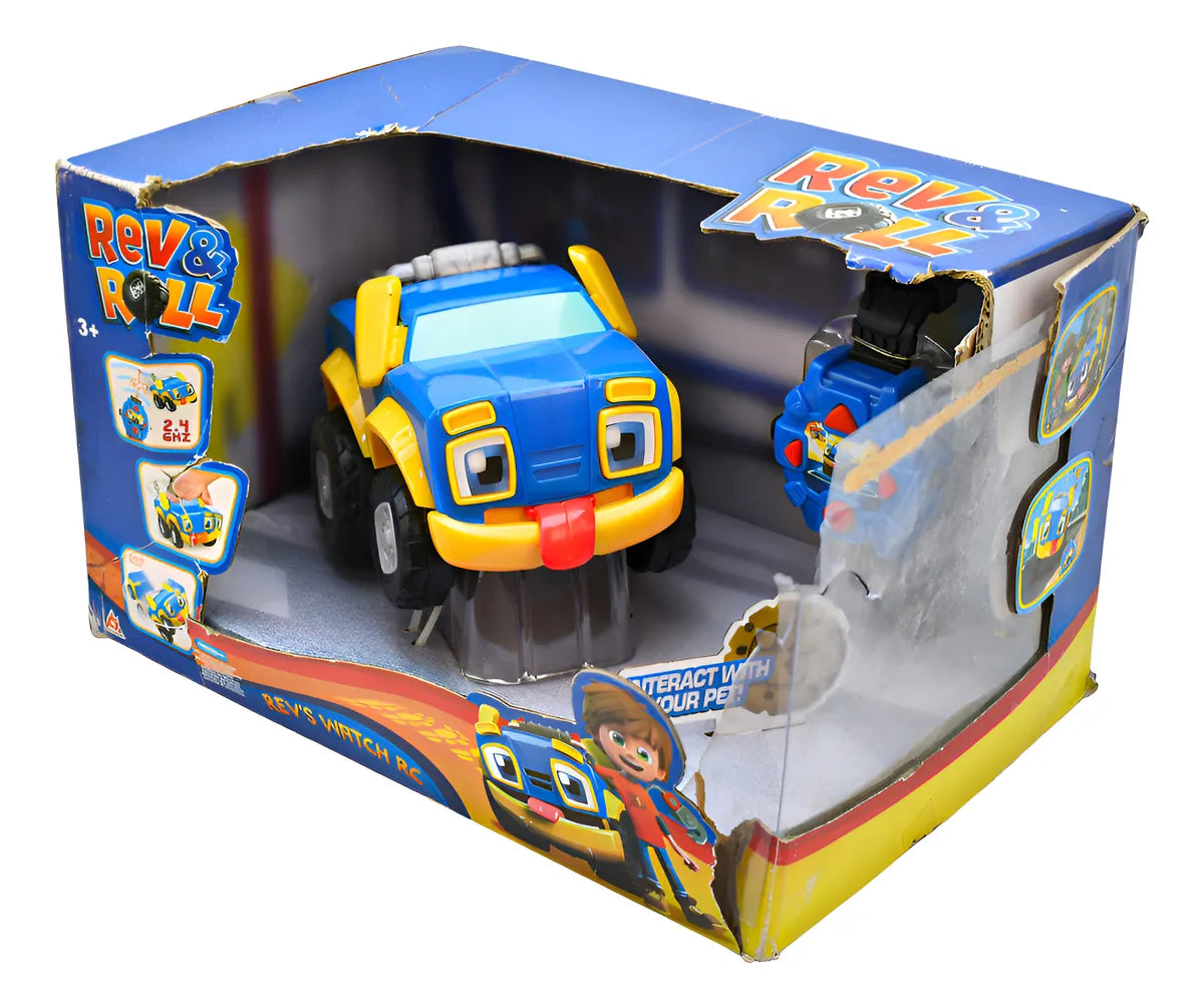 Rev Y Roll Revs Reloj Radio Control Alpha Group Cd Azul