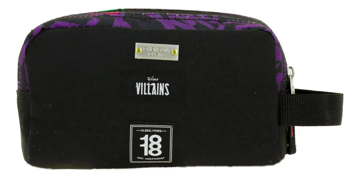 Mochila Y Lapicera Disney Villains Malefica Primaria Chenson Negro/morado Maléfi