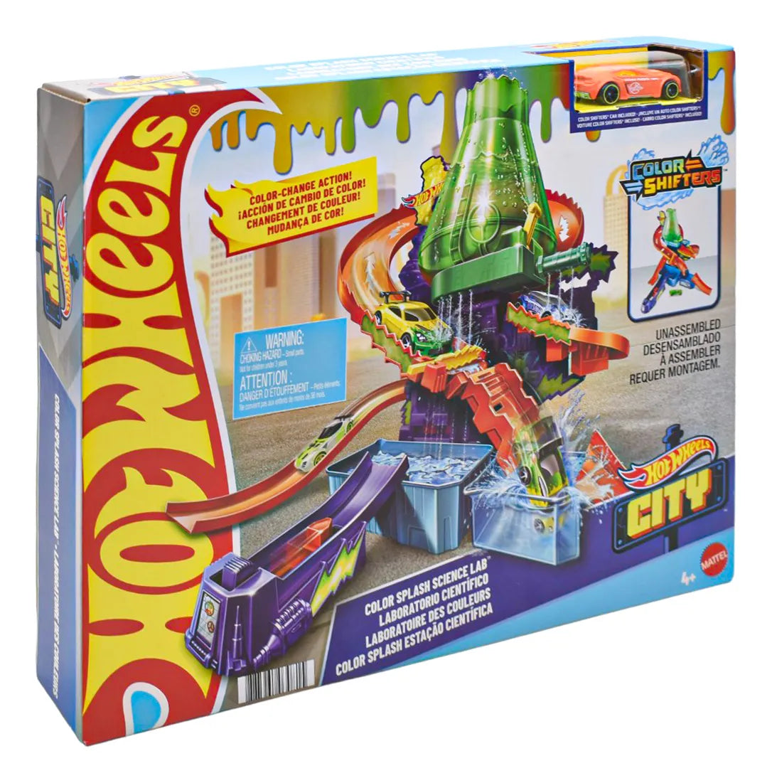 Hot Wheels Laboratorio Cientifico Color Shifters Mattel Azul/naranja