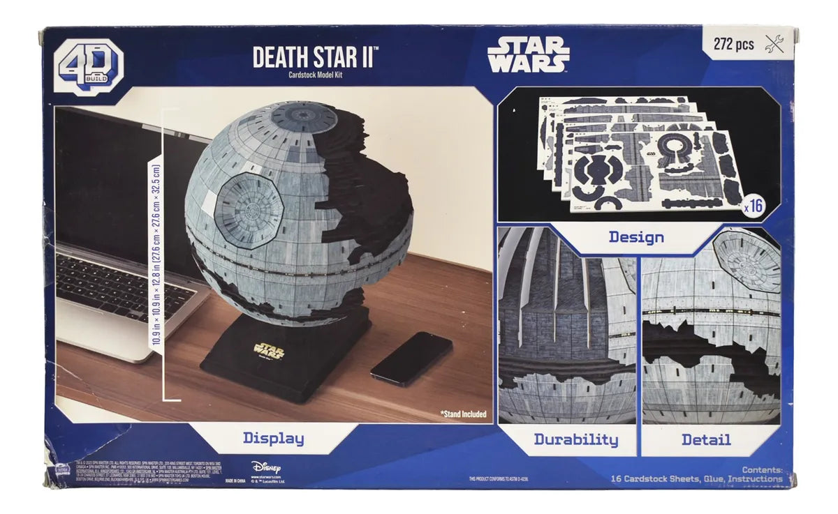 Star Wars Rompecabezas 4d Death Star 2 272pz Spin Master Cf