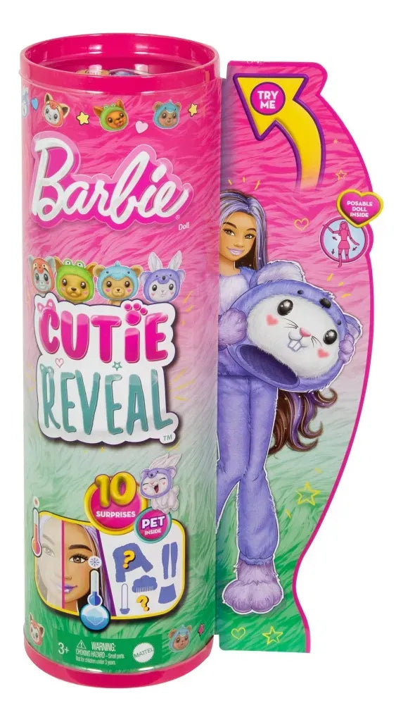 Barbie Cutie Reveal Pack 2 Muñecas 10 Sorpresas #1 Mattel