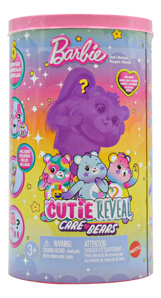 Barbie Cutie Reveal Care Bears Serie 2 Muñeca 13cm Mattel