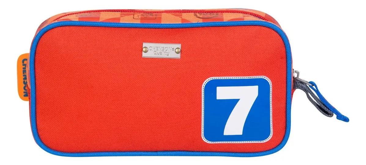 Mario Kart Backpack and Pencil Case Set MB63109 Primary School Chenson Orange Print