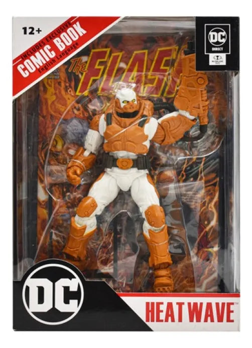 Dc Heat Wave The Flash Comic Page Punchers Mcfarlane Toys Cd