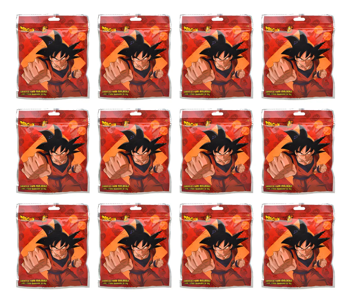 Dragon Ball Super Goku Moldable Foam Pack 12 Pieces Bestway Orange
