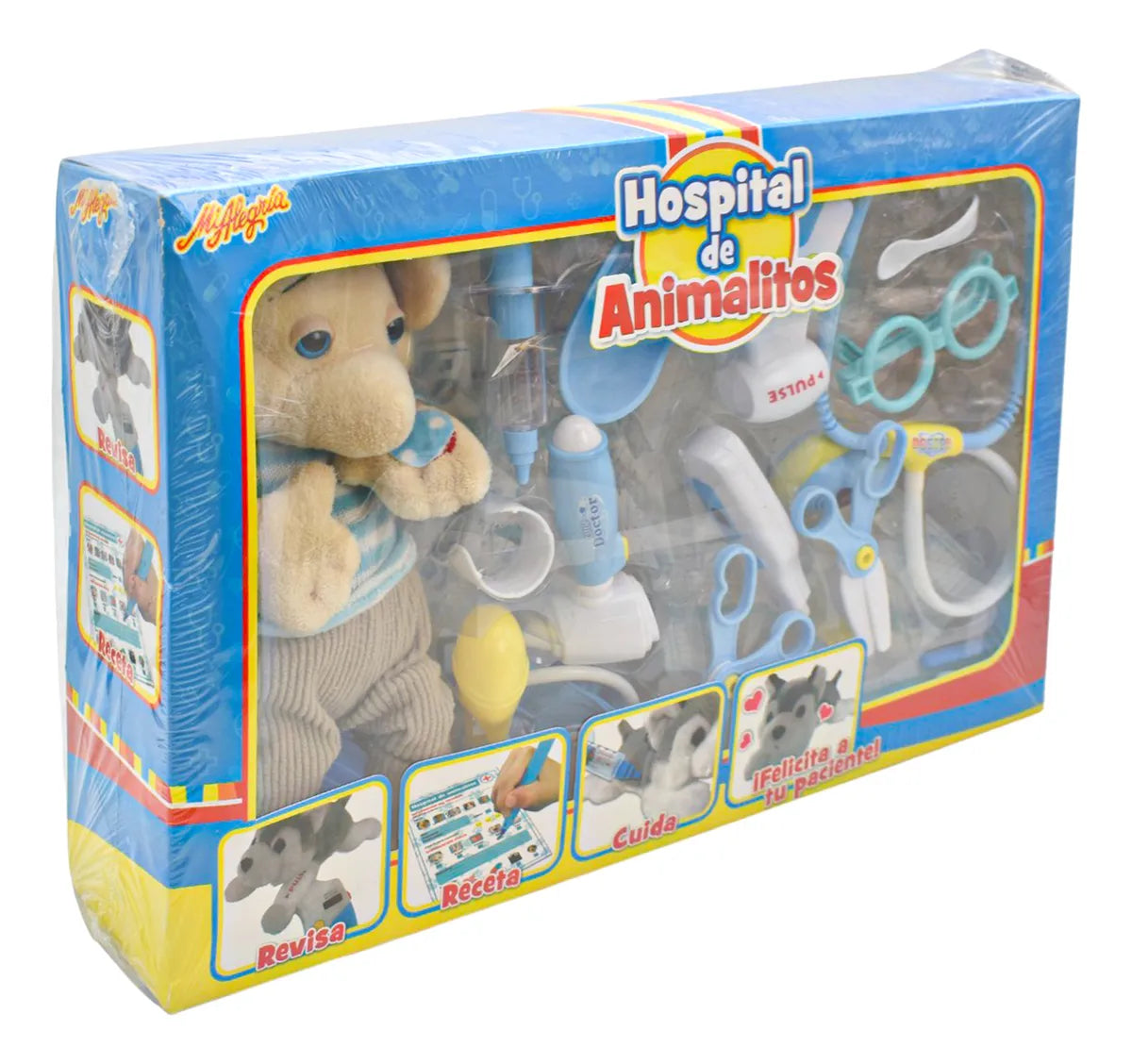 Hospital De Animalitos Con Peluche Raton Al Azar Mi Alegria Multicolor