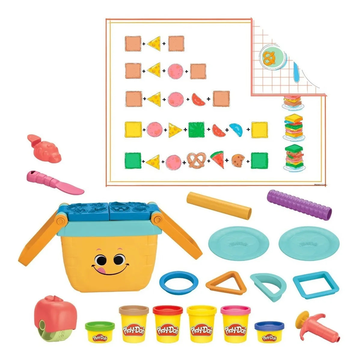 Set De Masas Play-doh Primeras Creaciones Para El Pícnic 3+