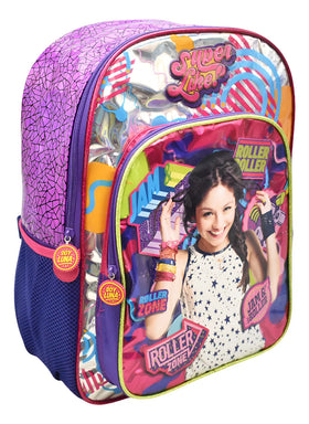 Mochila Soy Luna Super Like Tornasol Primaria Violeta Original 0182 Atm