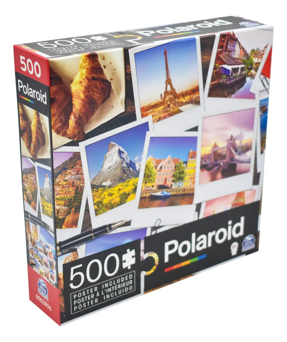 Rompecabezas Viaje Por Europa Polaroid 500pz Spin Master