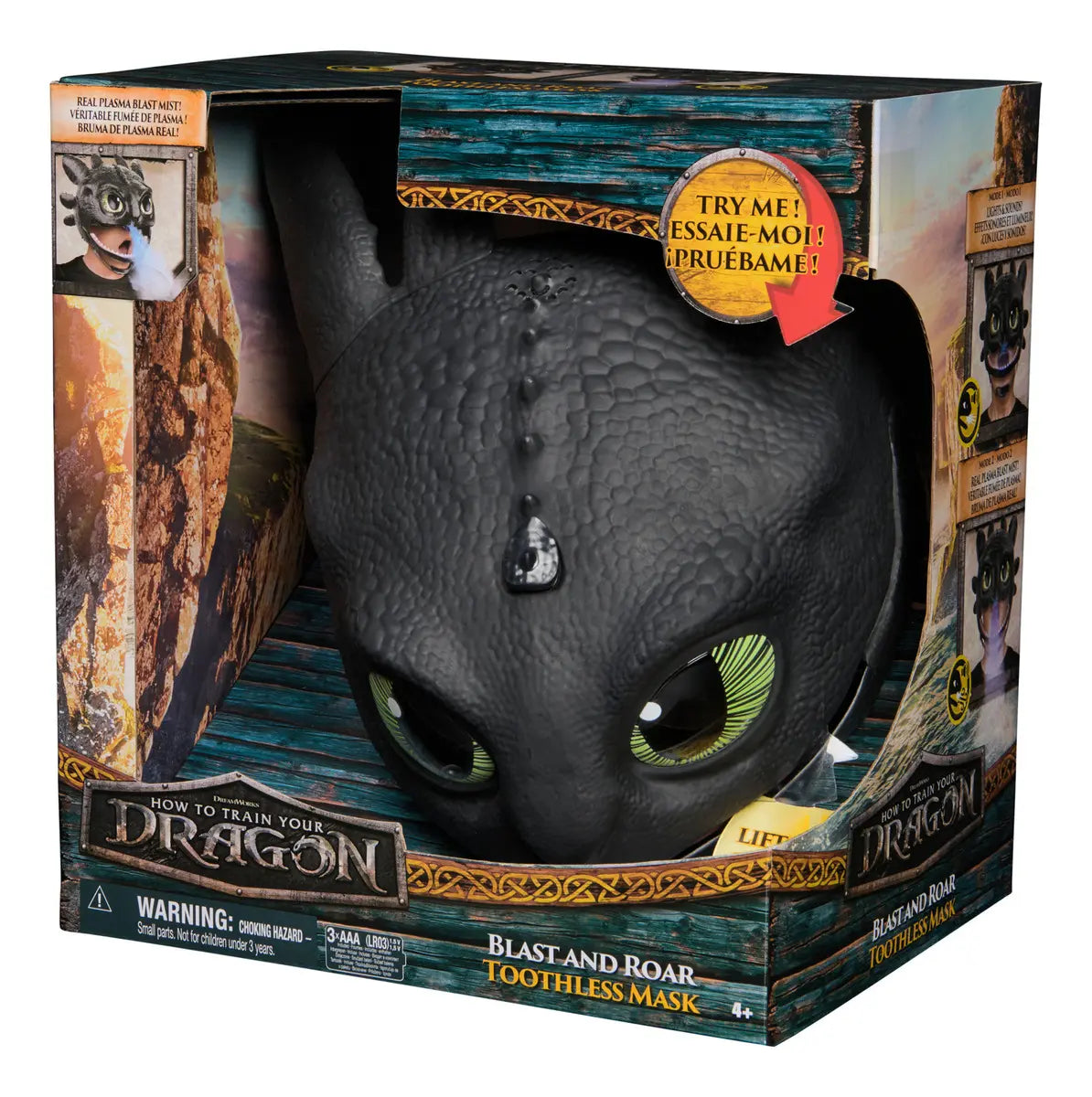 Entrenar A Tu Dragon Mascara Chimuelo Luz Sonido Spin Master
