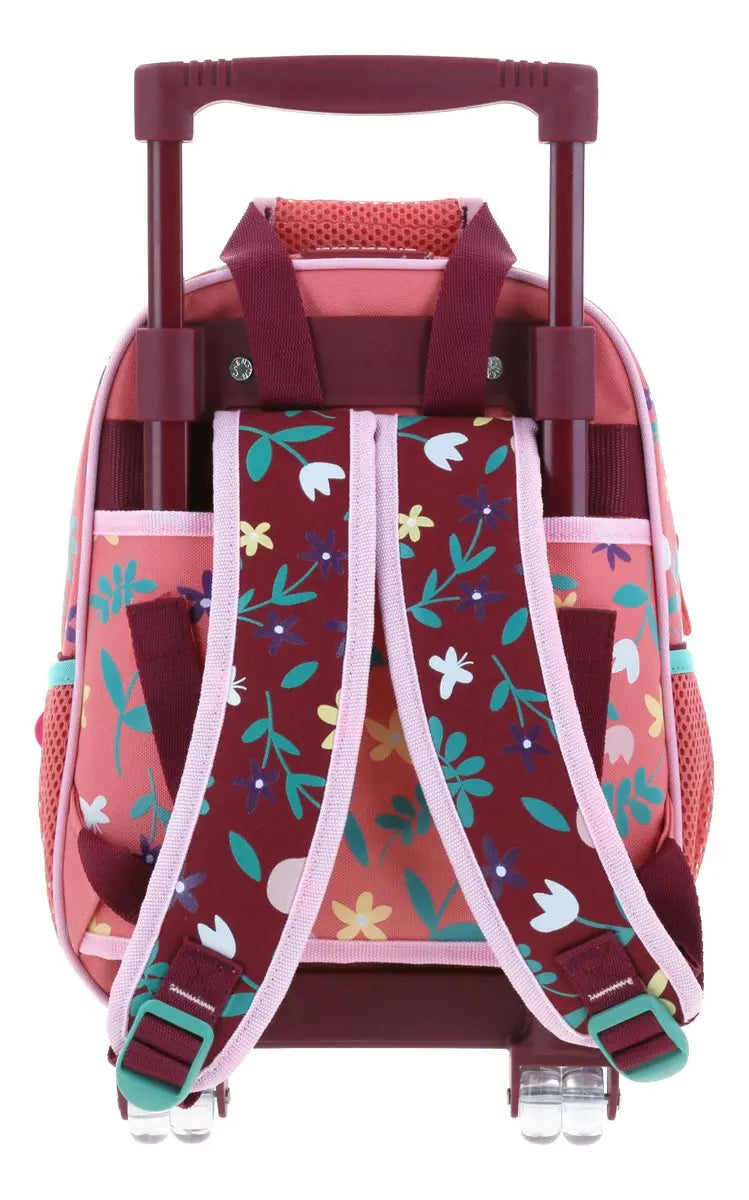 Mochila Con Ruedas Happy Girl Unicornio Kinder Chenson