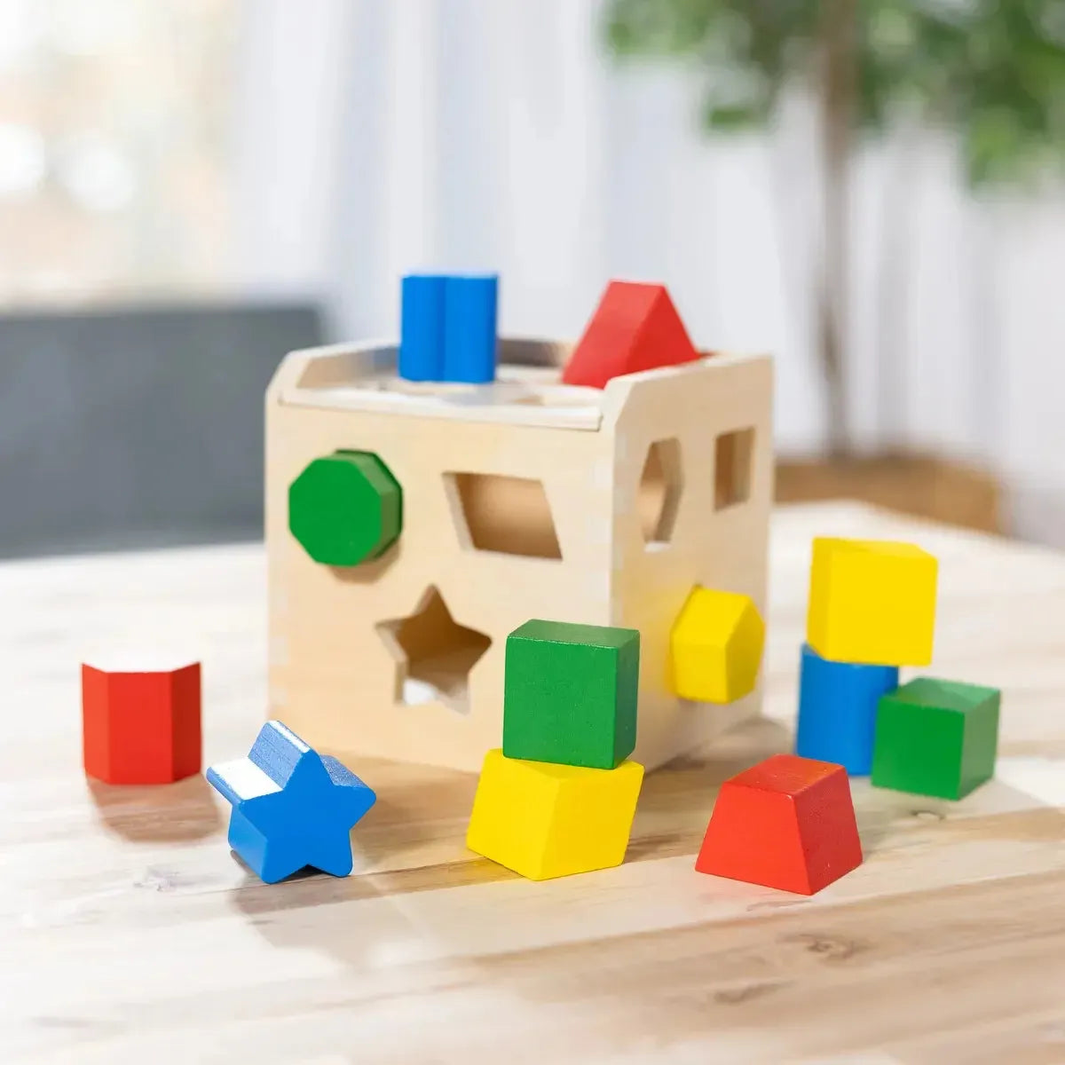Cubo Clasificador De Madera 12 Formas Melissa & Doug
