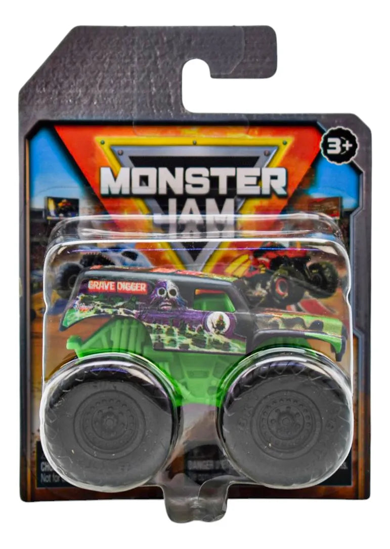 Monster Jam Pack 4 Vehiculos Escala 1:72 Spin Master Multicolor